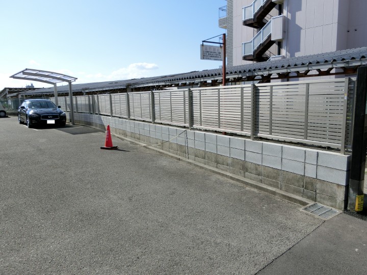 松原市　S様邸　フェンス・カーポート工事